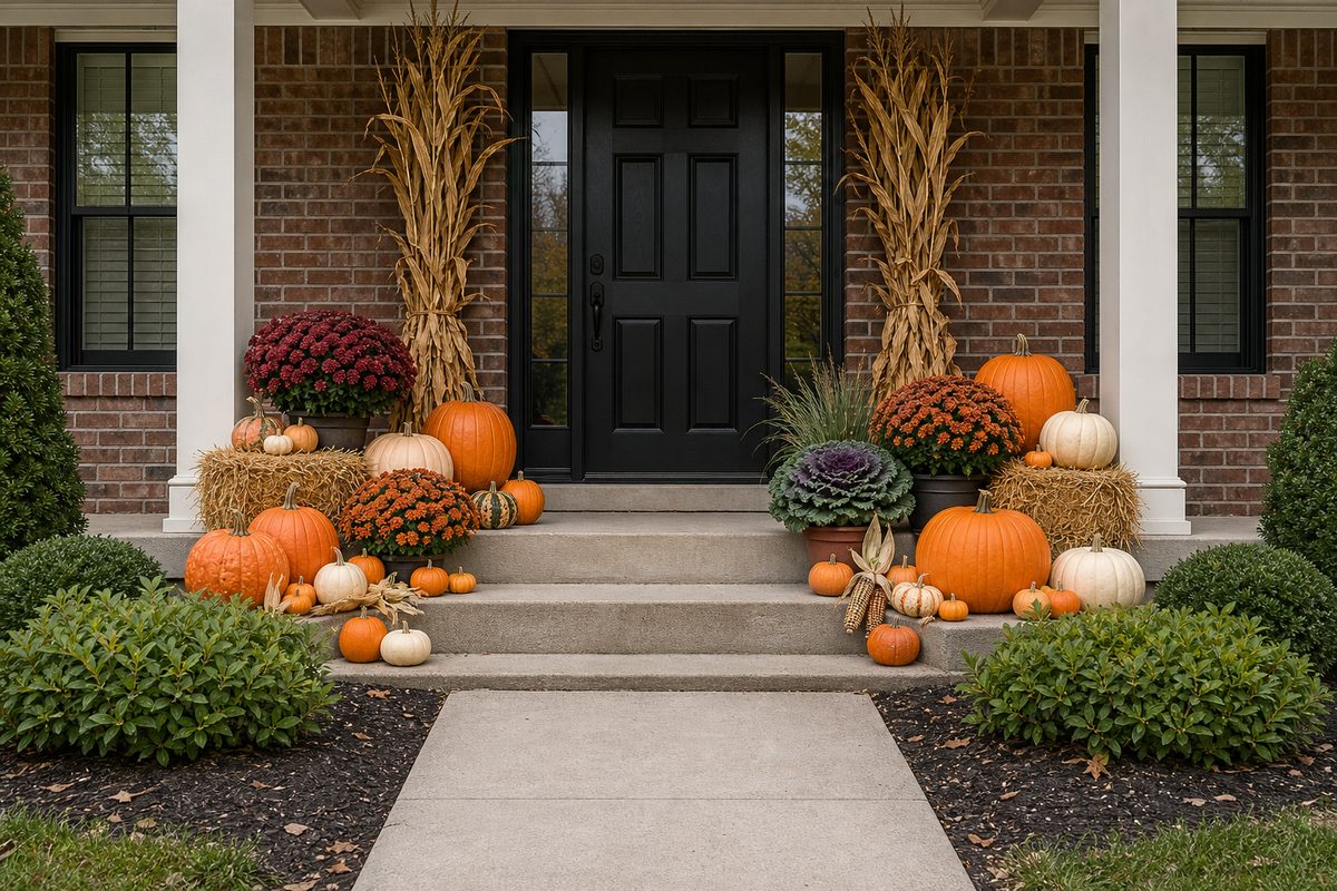 Full fall porch styling inspiration
